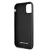 AMG AMHCN61GSEBK iPhone 11 6.1 ’black / black hardcase Leather Debossed Lines - Cell phone cases and covers<<<HurtelXML