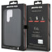 AMG AMHCS23LBLSCA S23 Ultra S918 black/black hardcase Carbon Stripe&Embossed - Cell phone cases and covers<<<HurtelXML