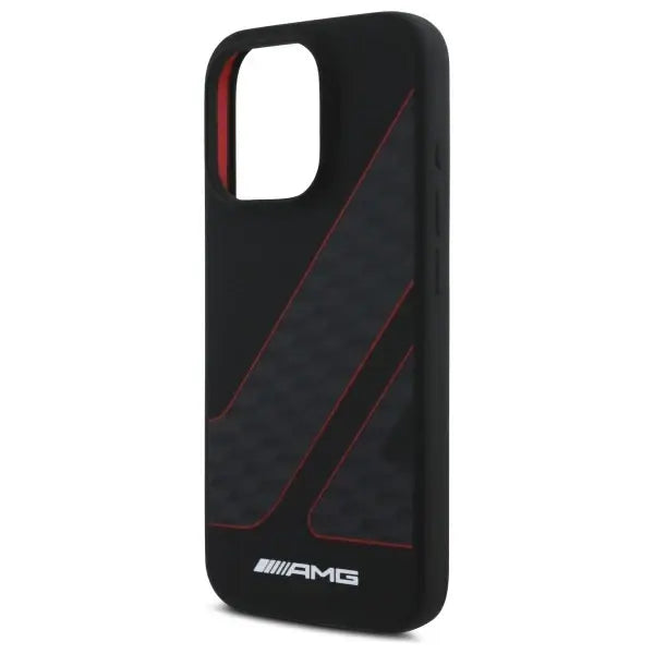 AMG Checkered Flag Pattern MagSafe Case for iPhone 16 Pro - Black - Cell phone cases and covers<<<HurtelXML