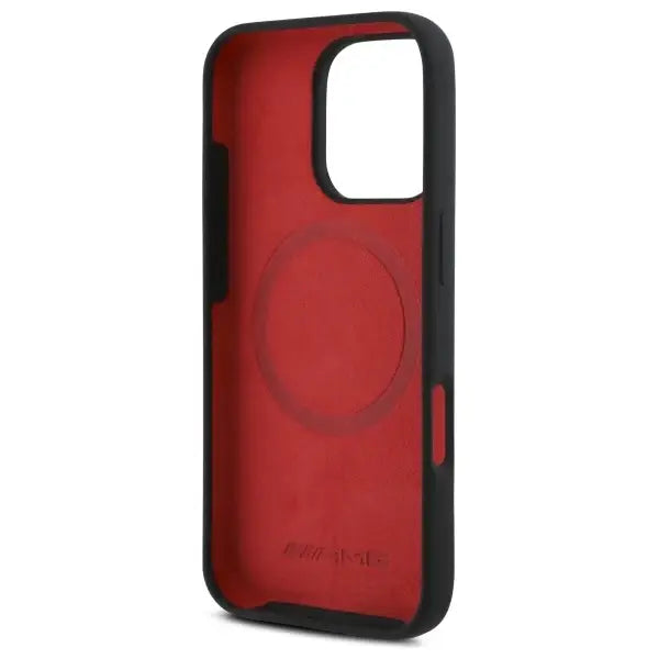 AMG Checkered Flag Pattern MagSafe Case for iPhone 16 Pro - Black - Cell phone cases and covers<<<HurtelXML