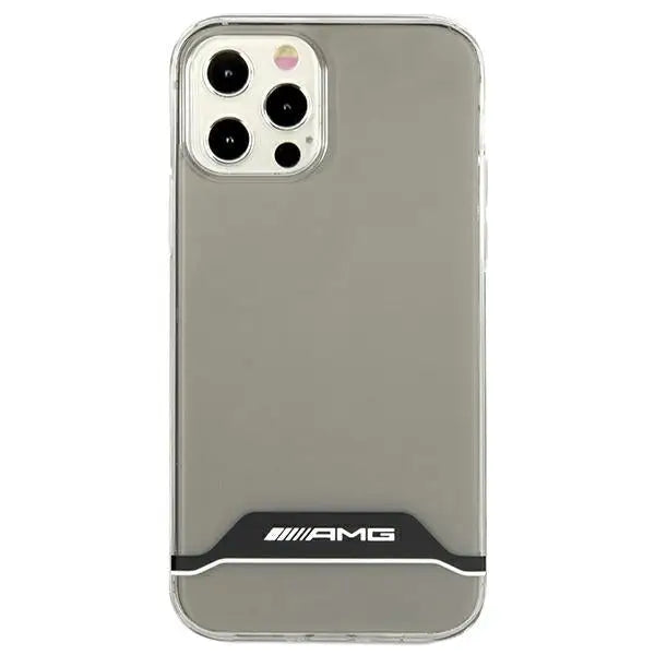 AMG Electroplate Black&White Case for iPhone 12 / 12 Pro - Transparent - Cell phone cases and covers<<<HurtelXML
