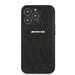 AMG Leather Curved Lines case for iPhone 13 Pro Max - black - Cell phone cases and covers<<<HurtelXML