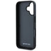 AMG Leather Debossed Lines Black Logo iPhone 16 Case - Black - Cell phone cases and covers<<<HurtelXML