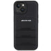 AMG Leather Debossed Lines case for iPhone 15 - black - Cell phone cases and covers<<<HurtelXML