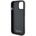AMG Leather Debossed Lines case for iPhone 15 Plus - black - Cell phone cases and covers<<<HurtelXML