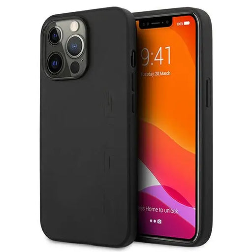 AMG Leather Hot Stamped Case for iPhone 13 Pro / 13 6.1’’ - Black - Cell phone cases and covers<<<HurtelXML