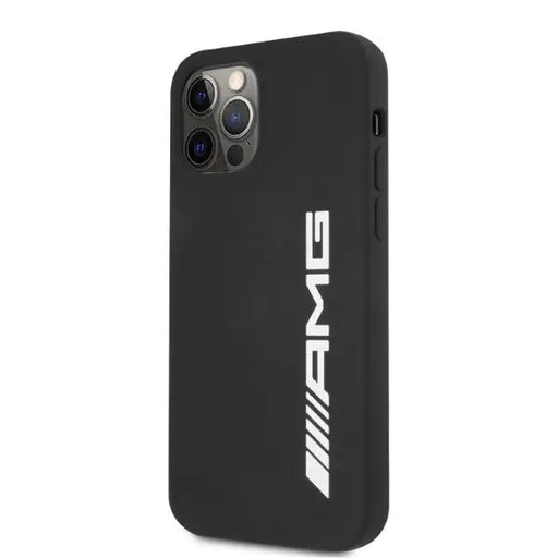 AMG Silicone Big Logo case for iPhone 12 Pro Max - black - Cell phone cases and covers<<<HurtelXML