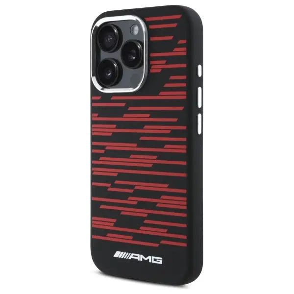 AMG Silicone Graphics MagSafe Case for iPhone 16 Pro Max - Black - Cell phone cases and covers<<<HurtelXML