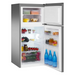 AMICA FD2015.4X(E) Silver Refrigerator with Freezer - Freestanding refrigerator-freezers (refrigerators)AGD-LOW<<<Home