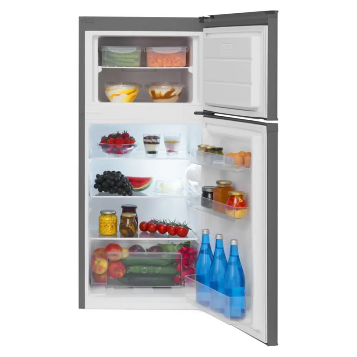 AMICA FD2015.4X(E) Silver Refrigerator with Freezer - Freestanding refrigerator-freezers (refrigerators)AGD-LOW<<<Home