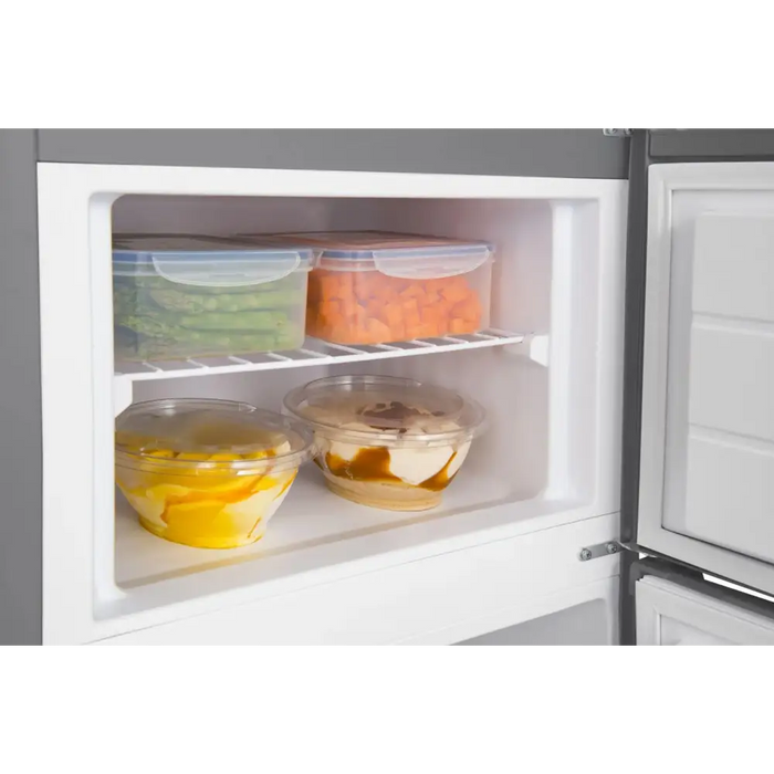AMICA FD2015.4X(E) Silver Refrigerator with Freezer - Freestanding refrigerator-freezers (refrigerators)AGD-LOW<<<Home