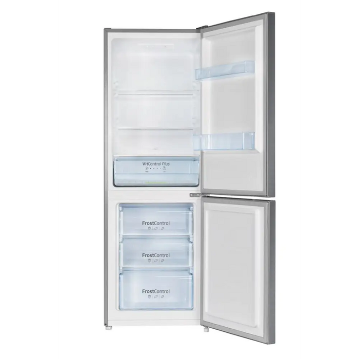 Amica freestanding fridge-freezer FK2425.4UNTX(E) Silver - Freestanding refrigerator-freezers