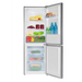 Amica freestanding fridge-freezer FK2425.4UNTX(E) Silver - Freestanding refrigerator-freezers