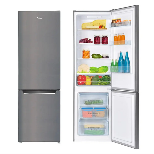 AMICA fridge-freezer FK2525.4UNTX(E) Silver - Freestanding refrigerator-freezers (refrigerators)AGD-LOW<<<Home