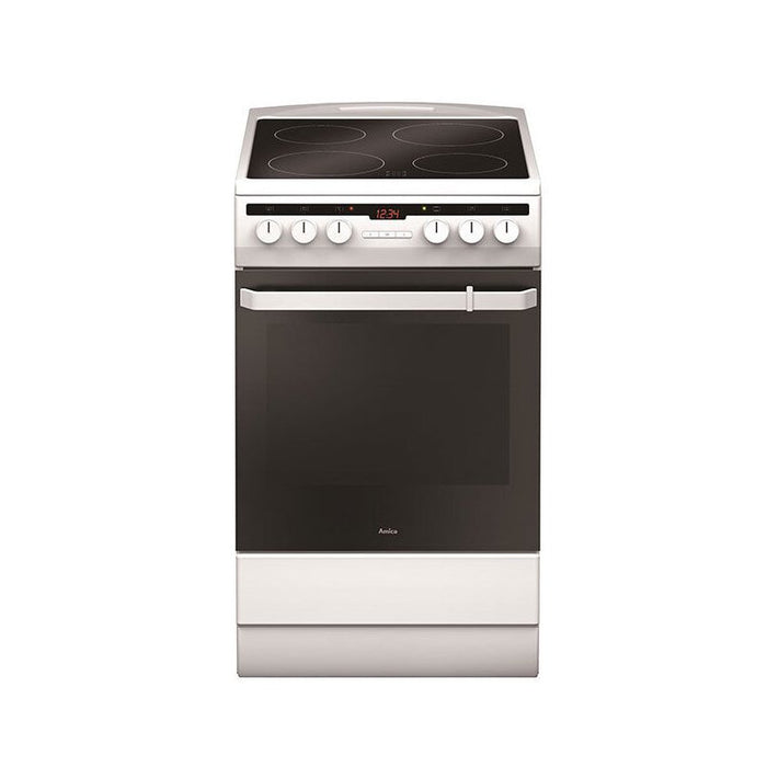 Electric cooker AMICA 508CE2.30EHTA(W), White, Ceramic