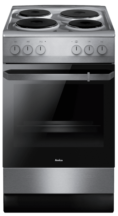 Cooker (current) AMICA 508EE2.30EEPF(C) , 4 current , INOX