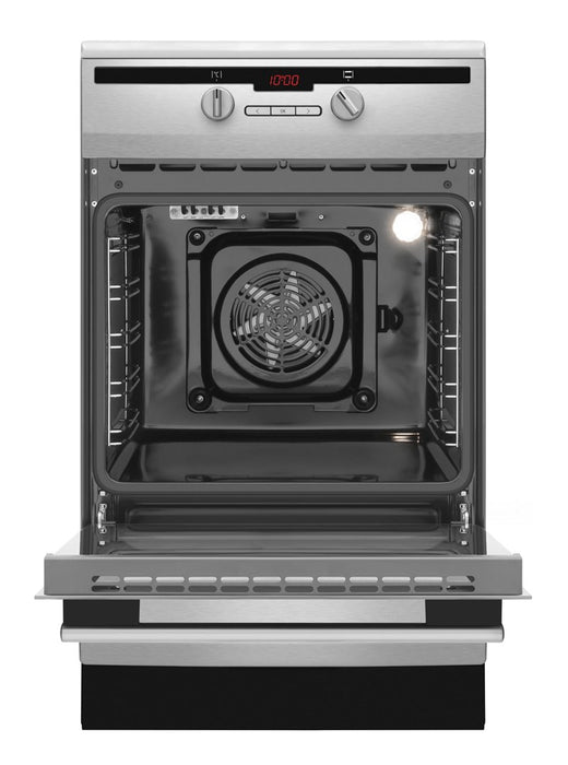 Amica 57IE3.325HTaD(Xx) PIZZA Freestanding induction cooker Black, Stainless steel