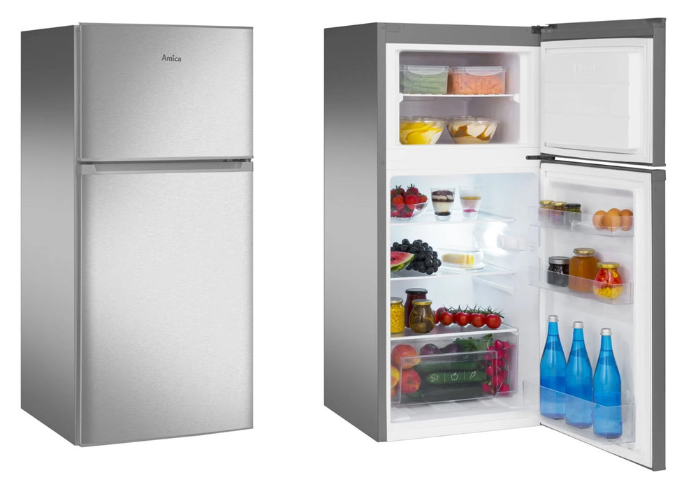 AMICA FD2015.4X(E) Silver Refrigerator with Freezer