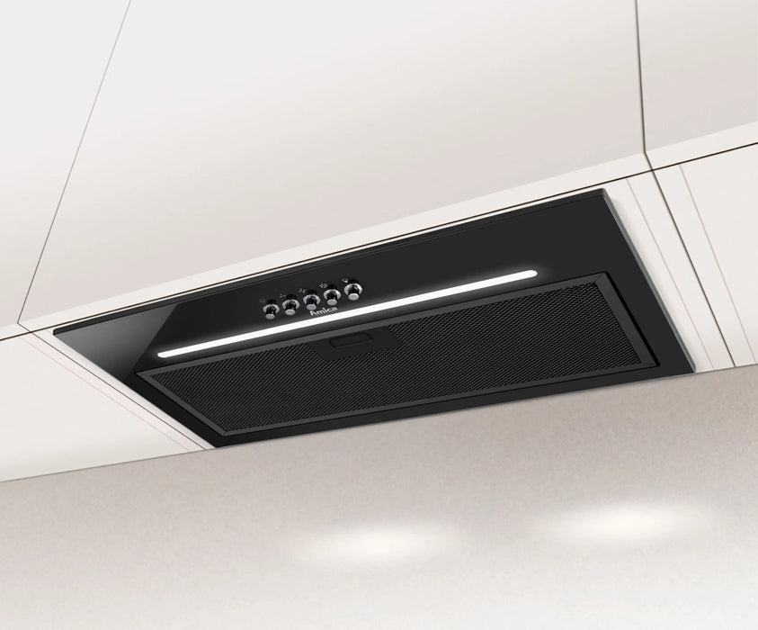 Amica OMP6255BG Built-in cooker hood black 389 m³/h