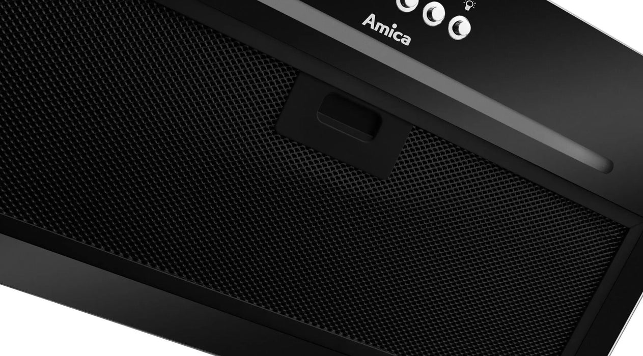 Amica OMP6255BG Built-in cooker hood black 389 m³/h