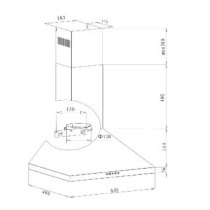 Built-in absorber AMICA OKP6221Z