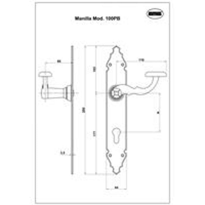 DOOR HANDLE AMIG MOD.109