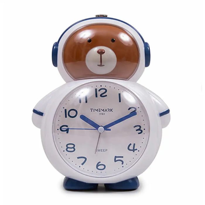 Analogue Alarm Clock Timemark Bear Astronaut Multicolour Plastic - Декорация и Осветление<<<Дом