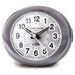 Analogue Alarm Clock Timemark Grey LED Light Silent Snooze Night mode 9 x 9 x 5,5 cm (9 x 9 x 5,5 cm) - Декорация и