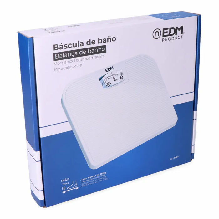 Analogue Scales EDM 07617 polypropylene 130 Kg 26 x 24 x 4 cm 24 x 26 x 4 cm - Баня<<<Дом Градина<<<BigBuy&&&Кантари за