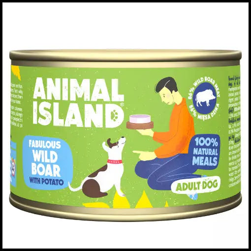 ANIMAL ISLAND venison with potatoes - wet dog food - 410 g - Wet foodDLP-KAM<<<For the dogDLP<<<ActionPL