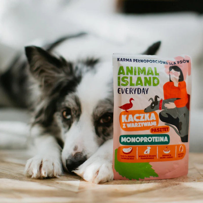 ANIMAL ISLAND Everyday Monoprotein Duck - wet dog food - 300g