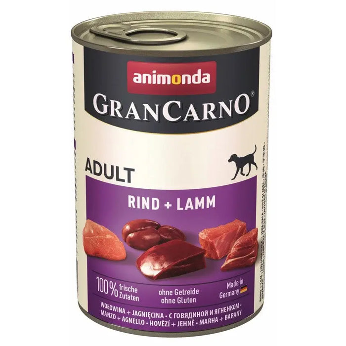 ANIMONDA GranCarno Adult Beef and lamb - wet dog food - 400 g - Wet foodDLP-KAM<<<For the dogDLP<<<ActionPL