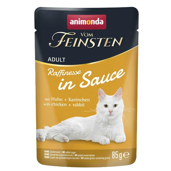 ANIMONDA Vom Feinsten Raffinesse in sauce Chicken with rabbit - wet cat food - 85g