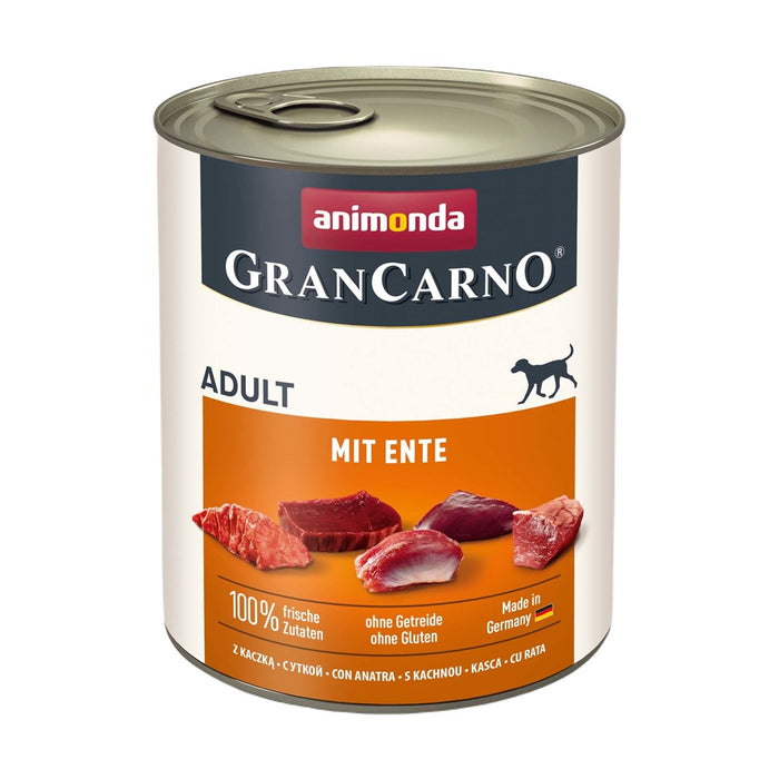 ANIMONDA GranCarno Adult with Duck - wet dog food - 800g
