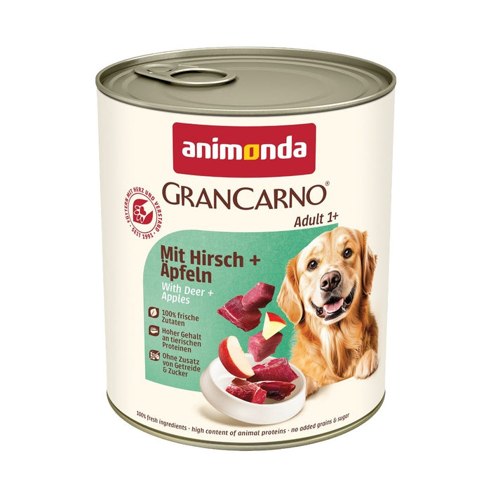 ANIMONDA GranCarno Adult Deer and apple - wet dog food - 800g