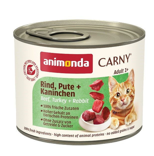 ANIMONDA Carny Adult Beef, turkey and rabbit - wet cat food - 200g