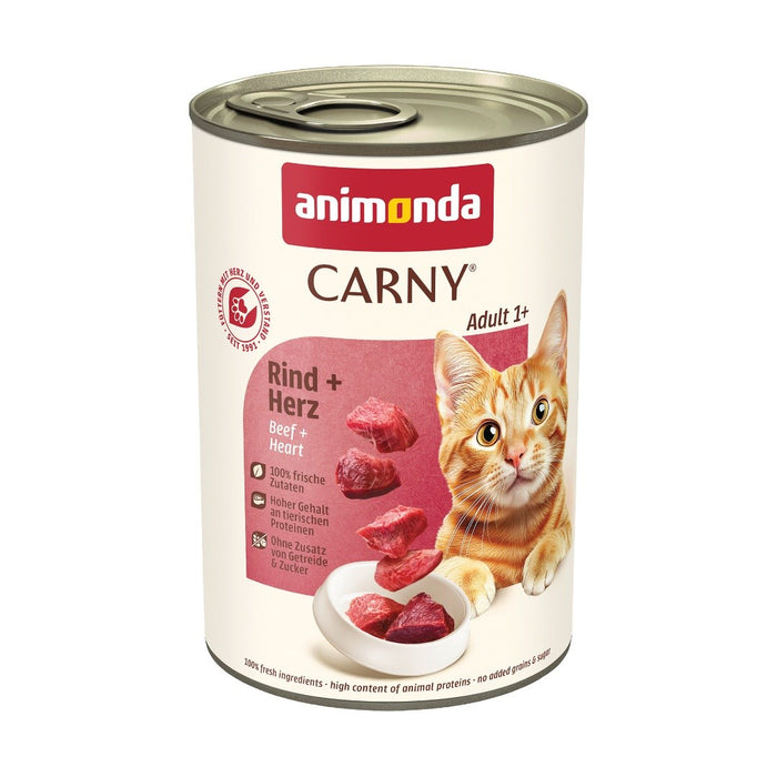 ANIMONDA Carny Adult Beef and hearts - wet cat food - 400g