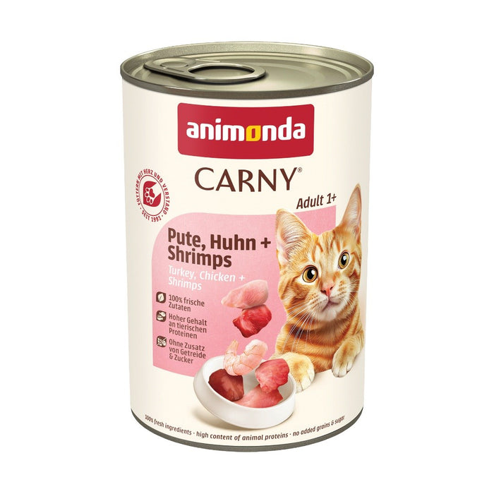 ANIMONDA Carny Adult Turkey, chicken and shrimp - wet cat food - 400g