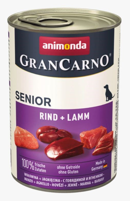 ANIMONDA GranCarno Senior Beef with lamb - wet dog food - 400g