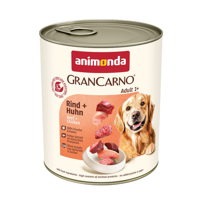 ANIMONDA GranCarno Beef with chicken - wet dog food - 800g