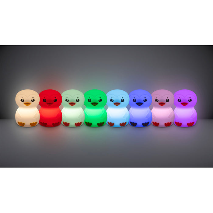 CHILDREN'S PENGUIN LAMP 8 COLORS USB-C ANSMANN