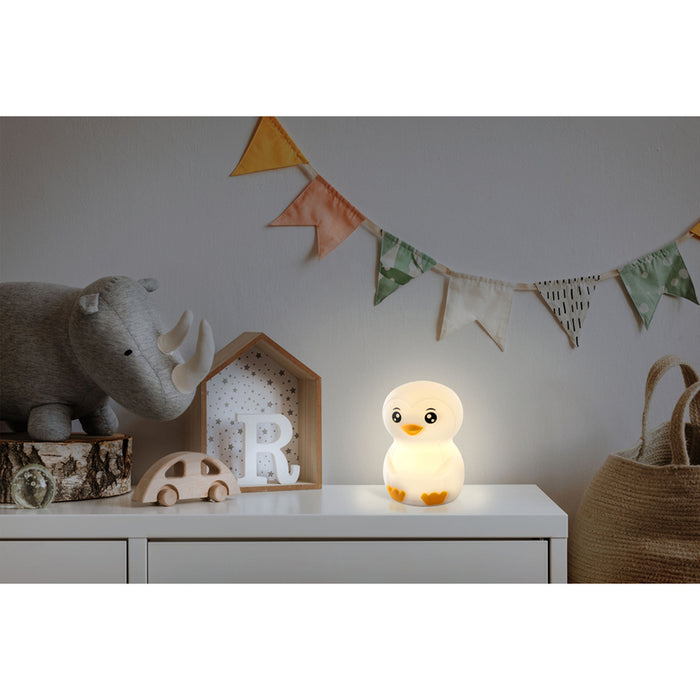 CHILDREN'S PENGUIN LAMP 8 COLORS USB-C ANSMANN
