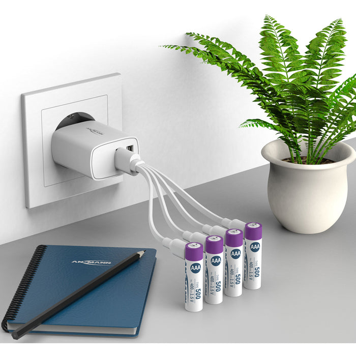 BATTERIES ANSMANN 5378 500MAH USB-C
