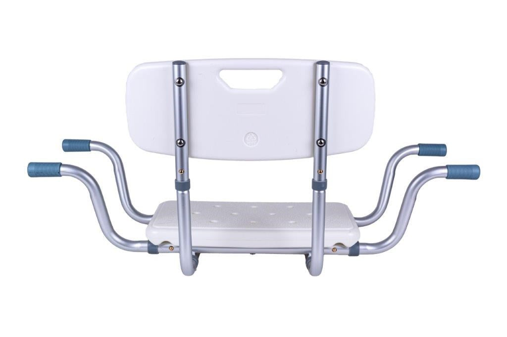 Recessed bath bench with back rest AT51032