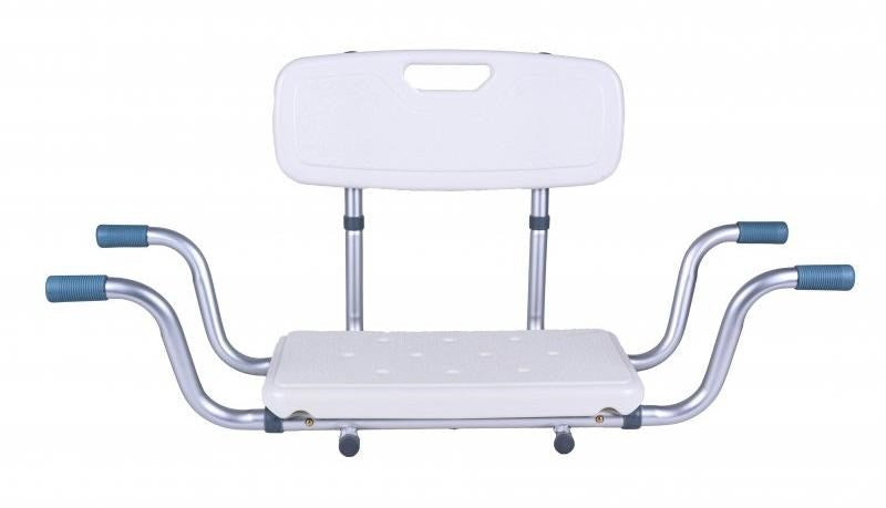 Recessed bath bench with back rest AT51032