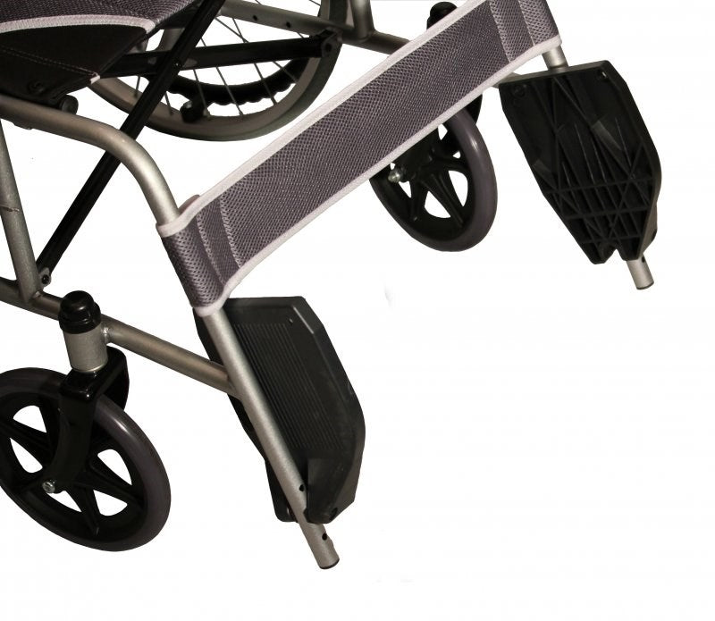 Lightweight steel Wheelchair with brakes AT52301