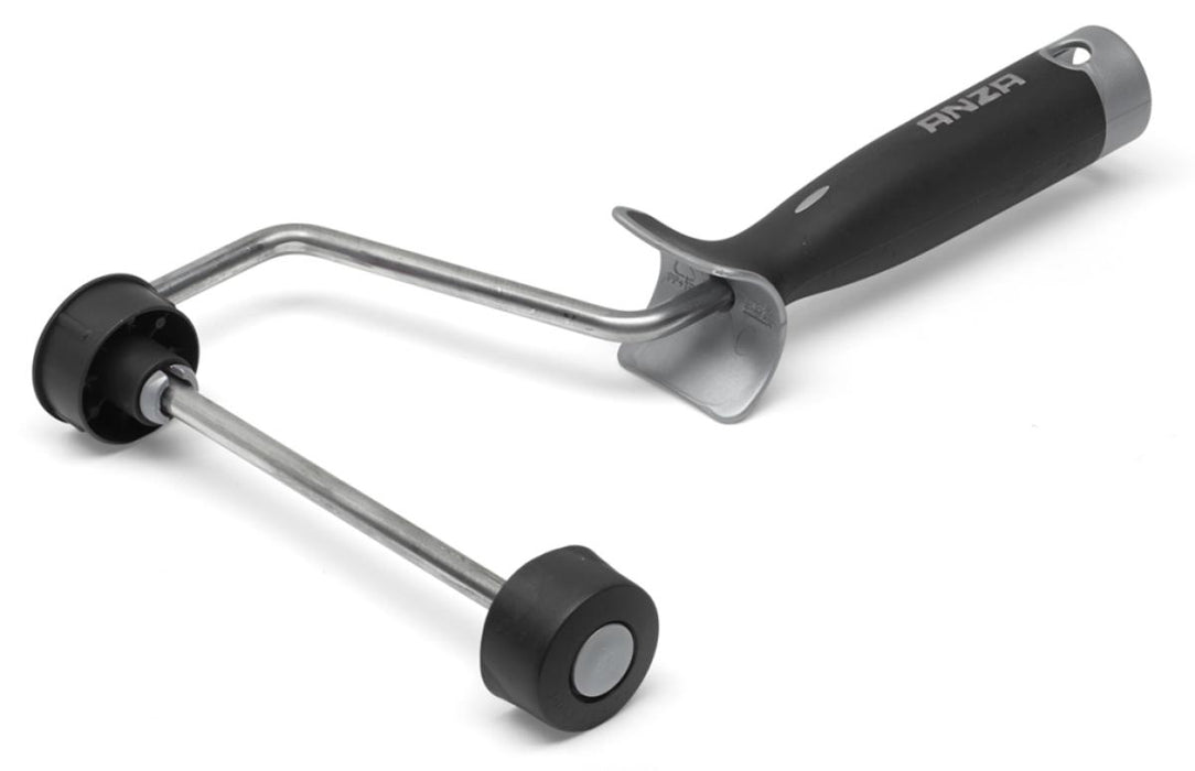 ALUMINUM ROLLER HANDLE 23CM PLATINUM