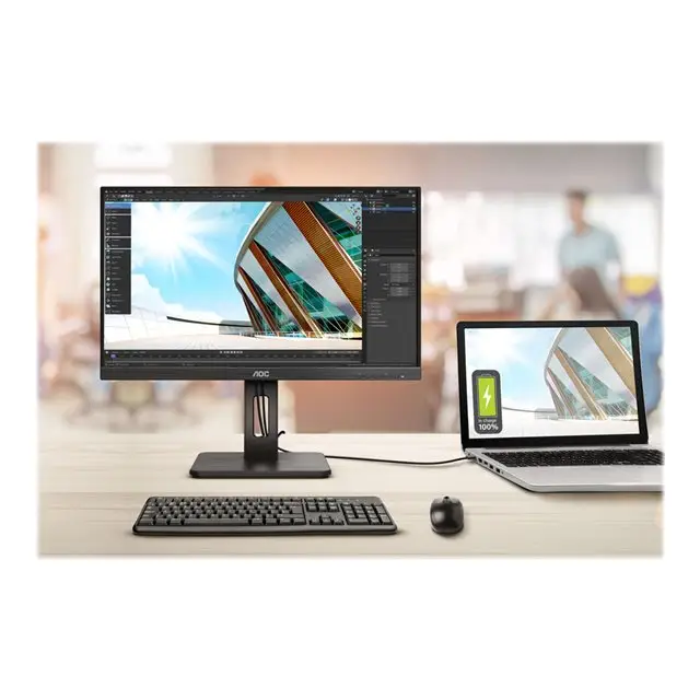 AOC 24P2C 23.8inch IPS WLED 1920x1080 75Hz 178/178 250 cd/m 4ms sRGB 107 Frameless removable stand VESA Pivot Height ad