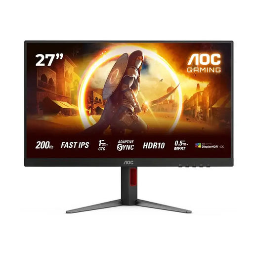 AOC 27G4HA 27’’ Fast IPS WLED 1920x1080@200Hz 1ms GtG 0.5ms MPRT 300cd m/2 1000:1 80M:1 DCR Adaptive Sync FlickerFree