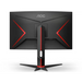 AOC C27G2ZU/BK 27inch 1920x1080 VA Curved 240Hz MPRT FreeSync Premium USB HUB SPEAKERS 1xDP 2xHDMI VESA 100x100